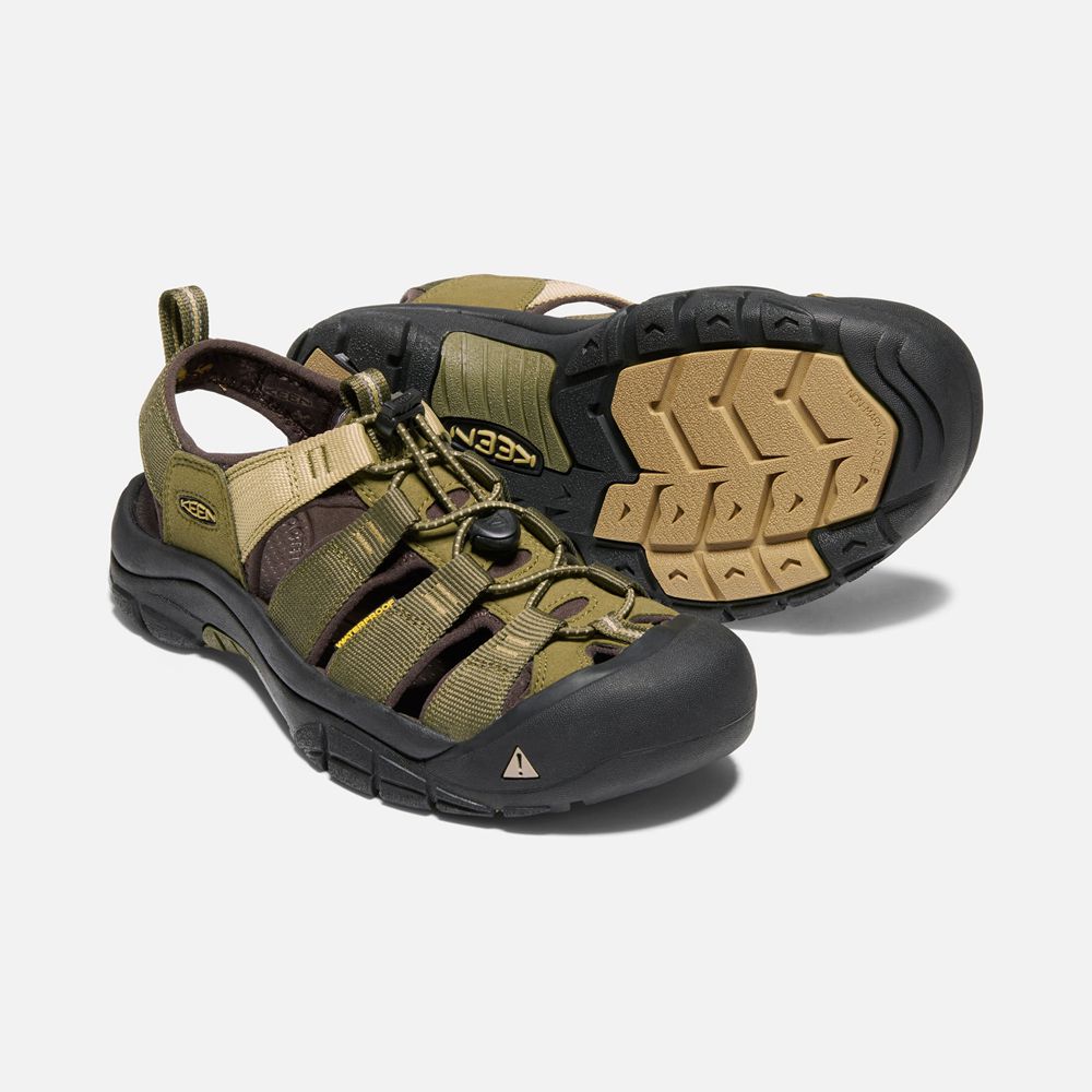 Keen Vandringssandaler Herr Mörk Olivgröna - Newport Hydro - 794583JNG
